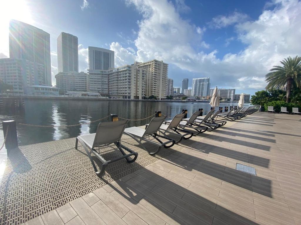 Miami Beach Studio Amazing Views 405B Plaja Hallandale Exterior foto